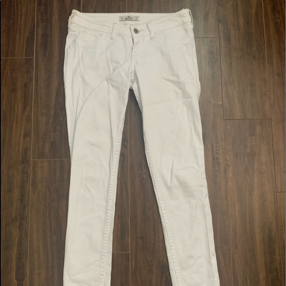 Hollister white jeans
